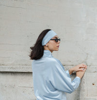 Bandeau en Velours - Bleu