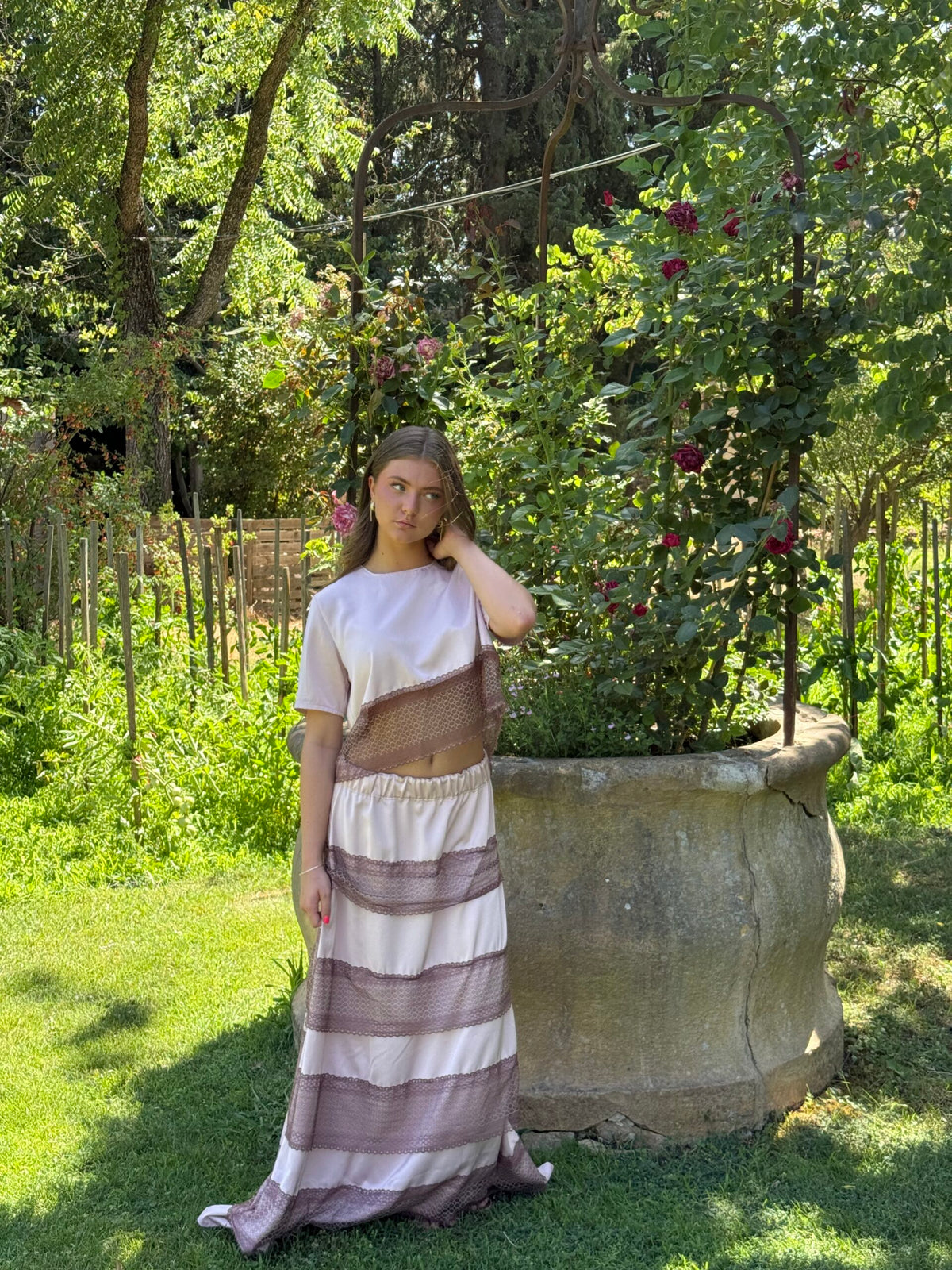 Jupe Lúmina Rose/Marron - XS/S