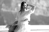 Top Louise blanc