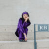 Bandeau en Velours - Violet